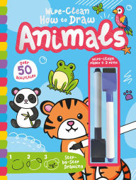 Title: Wipe-Clean How to Draw Animals, Author: Jenny Copper