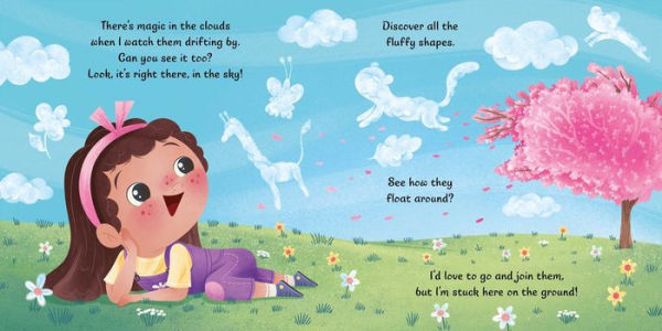 Up in the Clouds-A Magical Journey through Nature: Padded Board Book