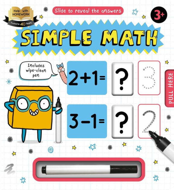 Help with Homework Simple Math WipeClean Workbook by IglooBooks