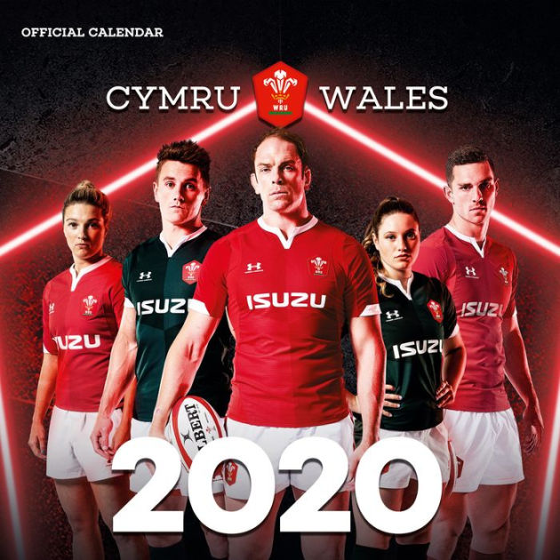 The Official Welsh Rugby Union Calendar 2022 by The Welsh Rugby Union
