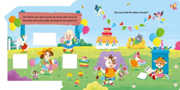 Farm Friends: Peep-through Surprise Lift-a-Flap Board Book