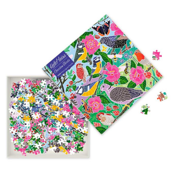 Adult Jigsaw Puzzle: Kate Heiss: Garden Birds: 1000-piece Jigsaw Puzzles