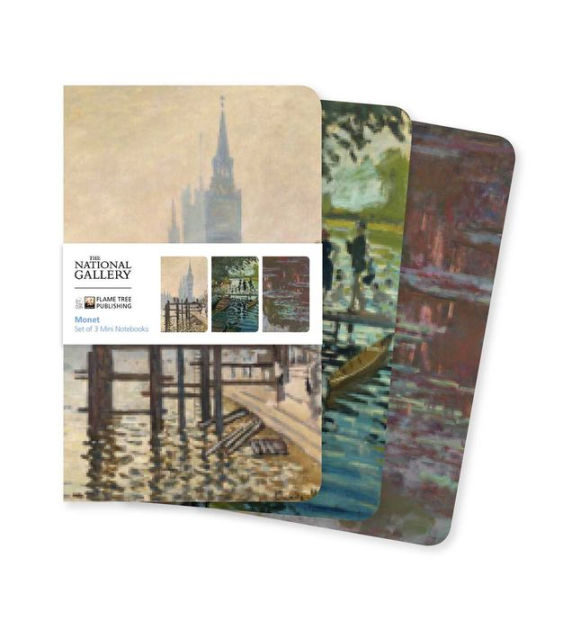 National Gallery Set of 3 Mini Notebooks by Flame Tree Studio