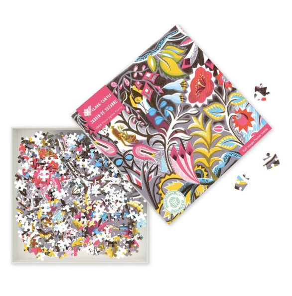 Adult Sustainable Jigsaw Puzzle Clare Curtis: Jardin de Suzanne: 1000-pieces. Ethical, Sustainable, Earth-friendly