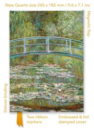 Title: Claude Monet: Bridge over a Pond of Water Lilies (Foiled Quarto Journal), Author: Flame Tree Studio