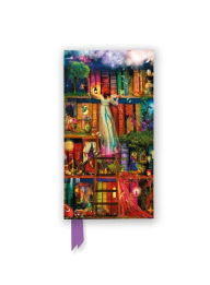 Title: Aimee Stewart: Treasure Hunt Bookshelves (Foiled Slimline Journal), Author: Flame Tree Studio