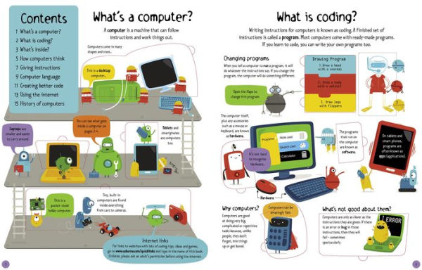 Lift-the-Flap Computers and Coding