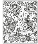Alternative view 2 of Winter Wonderland Magic Painting Book: A Winter and Holiday Book for Kids