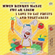 Title: I Love to Eat Fruits and Vegetables (Haitian Creole English Bilingual Children's Book), Author: Shelley Admont