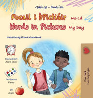 Title: Words in Pictures - My Day (Irish English Bilingual Children's Book), Author: Kidkiddos Books