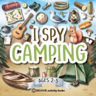 Title: I Spy Camping (Watercolor Artwork): 8.5