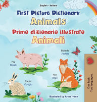 Title: First Picture Dictionary - Animals (English Italian Bilingual Children's Book), Author: Kidkiddos Books