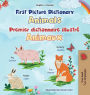 First Picture Dictionary - Animals (English French Bilingual Children's Book)
