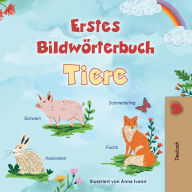 Title: First Picture Dictionary - Animals (German Children's Book), Author: Kidkiddos Books