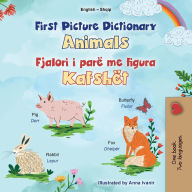 Title: First Picture Dictionary - Animals (English Albanian Bilingual Children's Book), Author: Kidkiddos Books