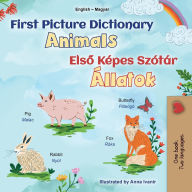Title: First Picture Dictionary - Animals (English Hungarian Bilingual Children's Book), Author: Kidkiddos Books