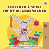 Title: I Love to Eat Fruits and Vegetables (Norwegian Book for Kids), Author: Shelley Admont