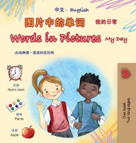 Title: Words in Pictures - My Day (Chinese Simplified English Bilingual Children's Book), Author: Kidkiddos Books