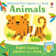 Title: Usborne First Jigsaws And Book: Animals, Author: Matthew Oldham