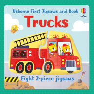 Title: Usborne First Jigsaws and Book: Trucks, Author: Abigail Wheatley