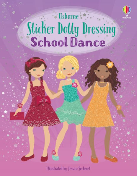 Sticker Dolly Dressing School Dance