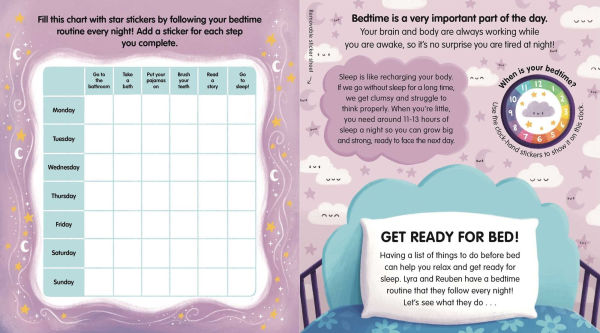 The Bedtime Book: with Over 50 Reusable Stickers to Help Create a Positive Nighttime Routine