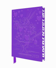 Title: Alice in Wonderland 2025 Artisan Art Vegan Leather Diary Planner - Page to View with Notes, Author: Flame Tree Studio