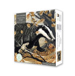Alternative view 2 of Adult Sustainable Jigsaw Puzzle Martin Truefitt-Baker: Blustery Day Badger: 1000-pieces. Ethical, Sustainable, Earth-friendly