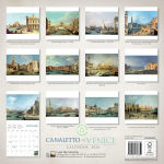 Alternative view 2 of Canaletto in Venice Wall Calendar 2026 (Art Calendar)