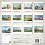 Alternative view 4 of Canaletto in Venice Wall Calendar 2026 (Art Calendar)