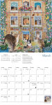 Alternative view 3 of Ivory Cats by Lesley Anne Ivory Mini Wall Calendar 2026 (Art Calendar)