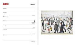 Alternative view 6 of L.S. Lowry 2026 Desk Diary Planner - Week to View, Illustrated throughout