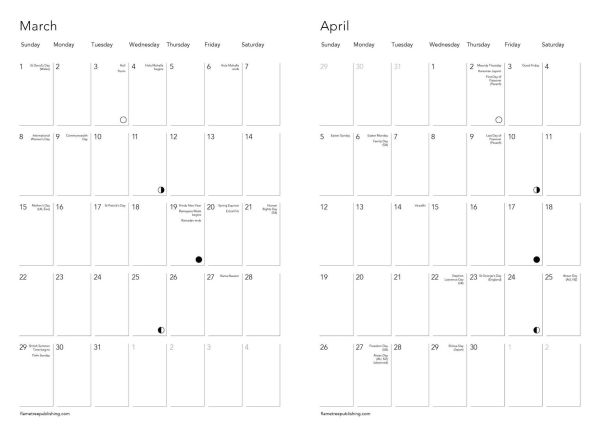 Angela Harding: Shetland Otter and Windsong 2026 Luxury Diary Planner - Page to View with Notes