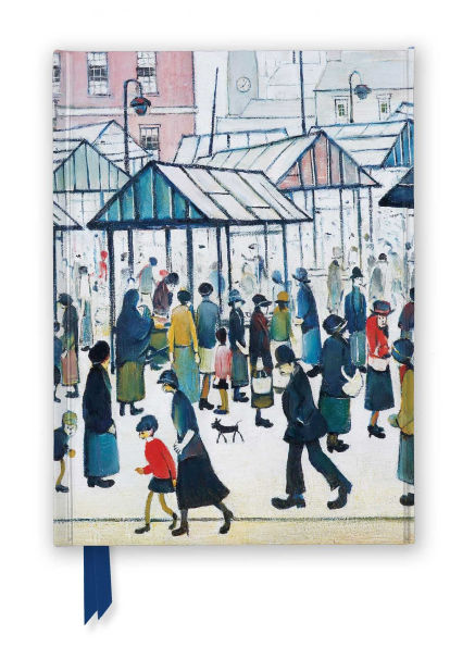 L.S. Lowry: Market Scene (Foiled Journal)