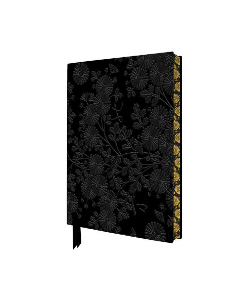 Uematsu Hobi: Box Decorated with Chrysanthemums Artisan Art Pocket Notebook (Flame Tree Journals)