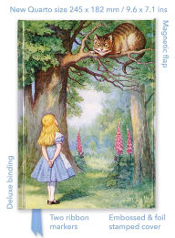 Title: John Tenniel: Alice and the Cheshire Cat (Foiled Quarto Journal), Author: Flame Tree Studio