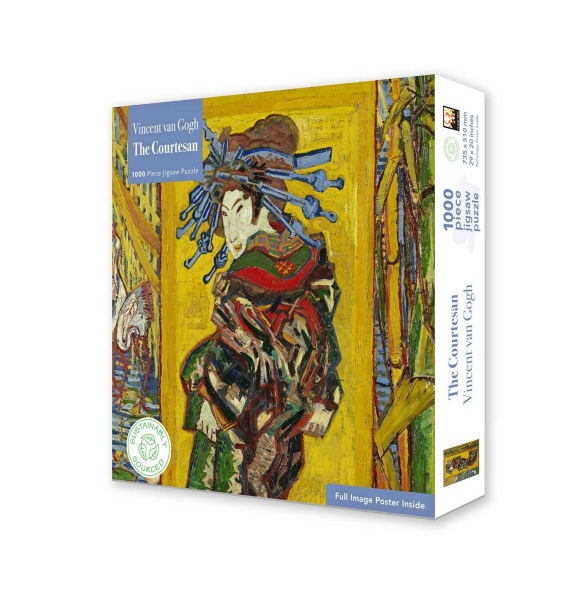 Adult Sustainable Jigsaw Puzzle Vincent van Gogh: The Courtesan: 1000-pieces. Ethical, Sustainable, Earth-friendly