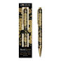 Uematsu Hobi: Black & Gold Chrysanthemums Boxed Decorative Ballpoint Pen
