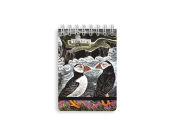 Title: Angela Harding: Fair Isle Puffins (Spiral Bound Pocket Notebook), Author: Flame Tree Studio
