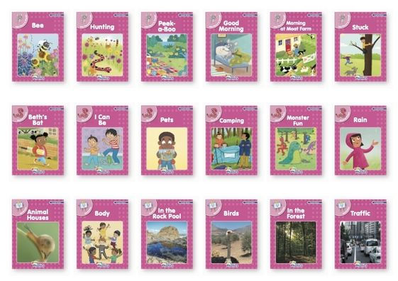Jolly Phonics Pink Readers Complete Set: In Print Letters (American English Edition)