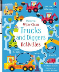 Title: Wipe-Clean Trucks and Diggers Activities, Author: Kirsteen Robson