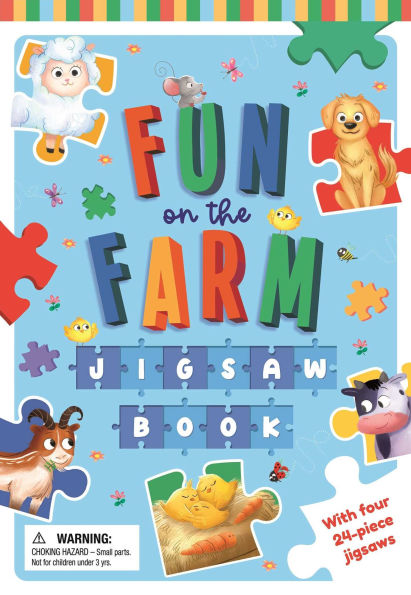 Fun on the Farm: a Jigsaw Story with 4, 24-Piece Puzzles