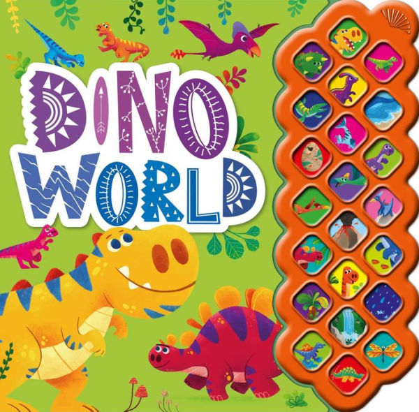 Dino World: with 22 Shiny Sound Buttons