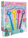 Sassy Scribbles Coloring Kit: with 4 Pom-Pom Color Pencils