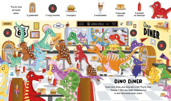 Dinosaurs: 501 Things to Find!: Search & Find Book for ages 4 & Up
