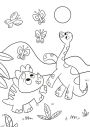 Alternative view 2 of Dino Coloring: A Fully Recyclable Coloring Book