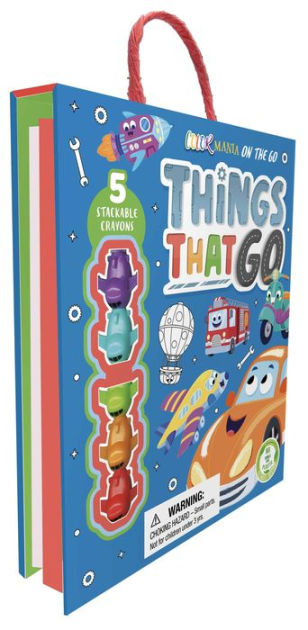 Things That Go: On-the-Go Coloring Kit with Stackable Crayons [Book]
