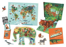 Alternative view 2 of Awesome Animals-Big Ideas Learning Box-Explore the Amazing Animal Kingdom: Kit Includes Poster; Jigsaw; Game Cards and Much More!