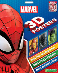 Title: Marvel 3D Posters: Quick & Easy to Assemble Life-Like Characters, Plus Crafts, Activities, and More, Author: IglooBooks