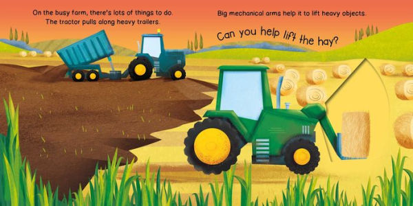 Play-Along Tractors: Push, Pull, Slide, and Spin the Pages